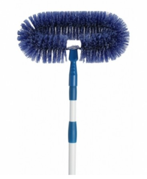 Deluxe Fan Brush With Extension Handle