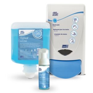 Deb® Refresh Azure Foam Lightly Perfume Gentle Hand Wash 1Lt Catridge