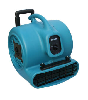 XPOWER 700 WATT MULTIPURPOSE AIR MOVER WITH WHEELS AND LUGGAGE HANDLE