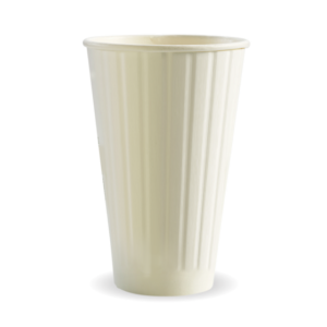 16oz (90mm) White Double Wall BioCup
