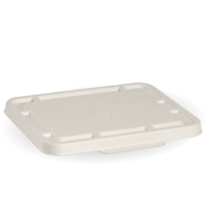 Two & Three Compartment White Takeaway Base Lid