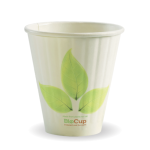8oz (90mm) Leaf Double Wall BioCup