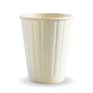 8oz (80mm) White Double Wall BioCup