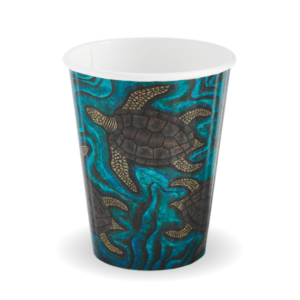 8oz (80mm) Indigenous Art Double Wall BioCup