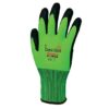 Green HPPE High Vis Gloves/Black Micro Foam