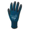 Green Nylon/Spandex Gloves, Black Micro Foam Flex Nitrile Coating