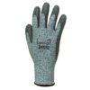HPPE PU Coated Gloves / Grey Polyurethane Palm Coating